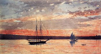 Winslow Homer : Sunset at Gloucester
